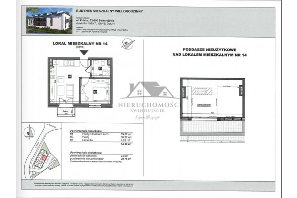 Świnoujście, Fińska, Nowe mieszkanie fińska 1b od dewelopera - 2 pokoje 37m2 1 piętro+strych