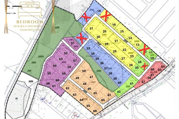 kamieński, Wolin, Kołczewo, Zwycięstwa, Kompleks 59 działek w Kołczewie - 1km od morza przy polu golf. z MPZP