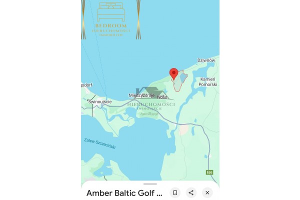 kamieński, Wolin, Kołczewo, Zwycięstwa, Kompleks 59 działek w Kołczewie - 1km od morza przy polu golf. z MPZP