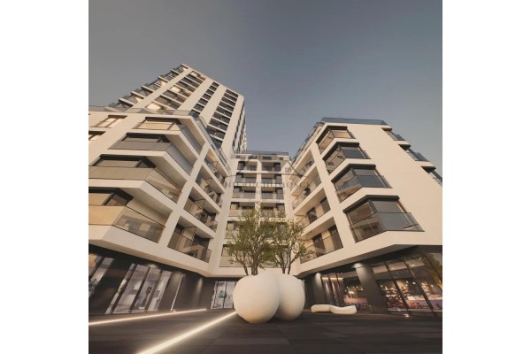 Świnoujście, Matejki, Apartament na 8 piętrze z widokiem na panoramę miasta + balkon