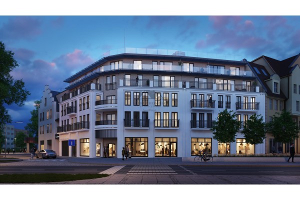Świnoujście, Armii Krajowej, Apartament w centrum miasta z balkonem w luksusowym budynku 2026