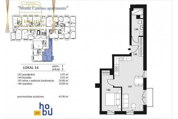 Świnoujście, Monte Cassino, Apartament nr 14 - Monte Cassino Apartments Świnoujście