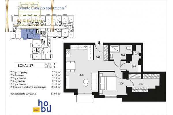 Świnoujście, Monte Cassino, Apartament nr 17 - Monte Cassino Apartments Centrum Świnoujścia