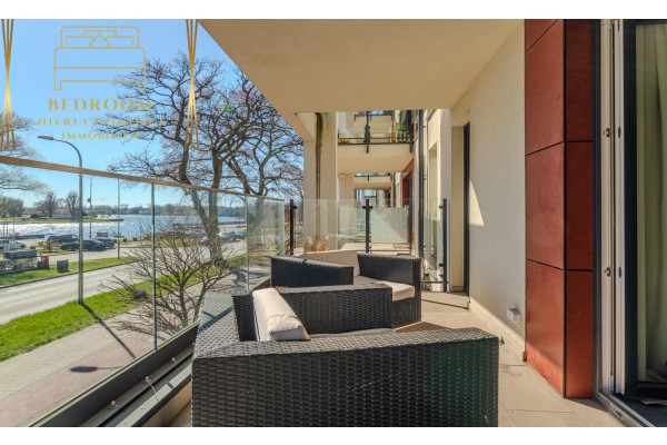 Świnoujście, wybrzeże władysława IV, Apartament z widokiem na port, duży taras, do wykończenia VAT 8%