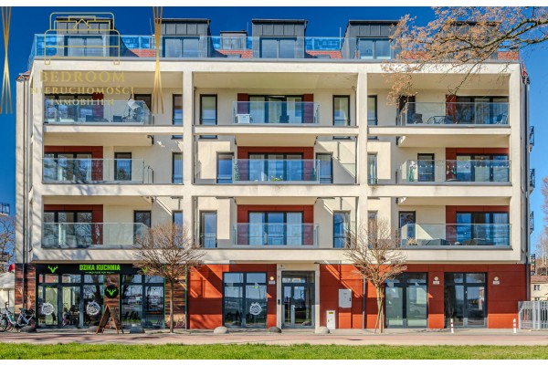 Świnoujście, wybrzeże władysława IV, Apartament z widokiem na port, duży taras, do wykończenia VAT 8%