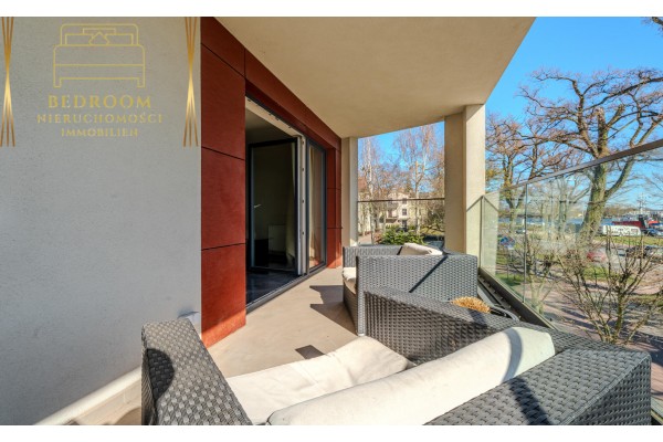 Świnoujście, wybrzeże władysława IV, Apartament z widokiem na port, duży taras, do wykończenia VAT 8%