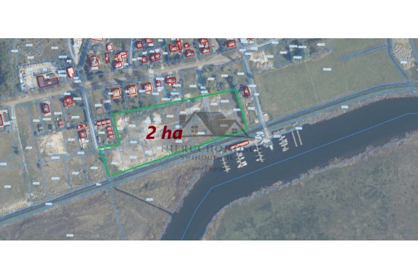 zachodniopomorskie, Świnoujście, Przyt&oacute;r, Zalewowa, Działka 2ha dla inwestora do budowy osiedla domk&oacute;w jednorodzinnych przy marinie