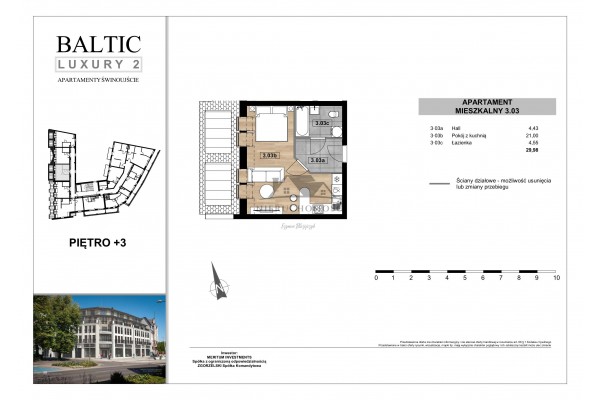 Świnoujście, Armii Krajowej, NOWE mieszkania przy placu Wolności w Świnoujściu centrum - Baltic Luxury 2