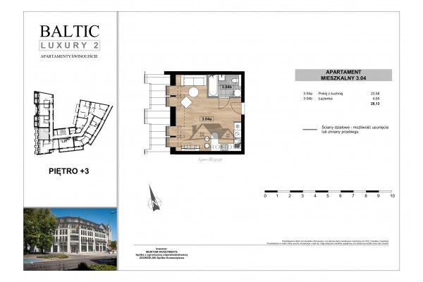 Świnoujście, Armii Krajowej, NOWE mieszkania przy placu Wolności w Świnoujściu centrum - Baltic Luxury 2