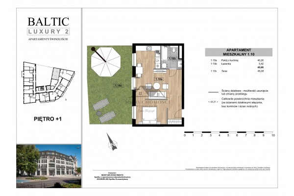 Świnoujście, Armii Krajowej, NOWE mieszkania przy placu Wolności w Świnoujściu centrum - Baltic Luxury 2