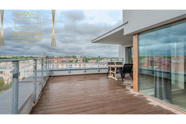 kołobrzeski, Kołobrzeg, Artyleryjska, Penthouse - apartament z dużym tarasem - 4 pokoje na ostatnim piętrze