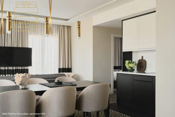 Świnoujście, Uzdrowiskowa, Apartament na promenadzie 2 pokoje z balkonem - 50m od plaży - Baltic Park Fort
