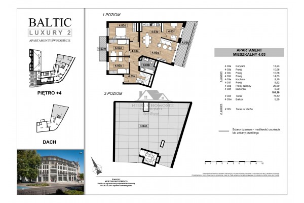 Świnoujście, Armii Krajowej, NOWE mieszkania przy placu Wolności w Świnoujściu centrum - Baltic Luxury 2