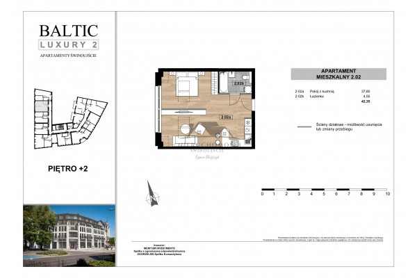 Świnoujście, Armii Krajowej, NOWE mieszkania przy placu Wolności w Świnoujściu centrum - Baltic Luxury 2