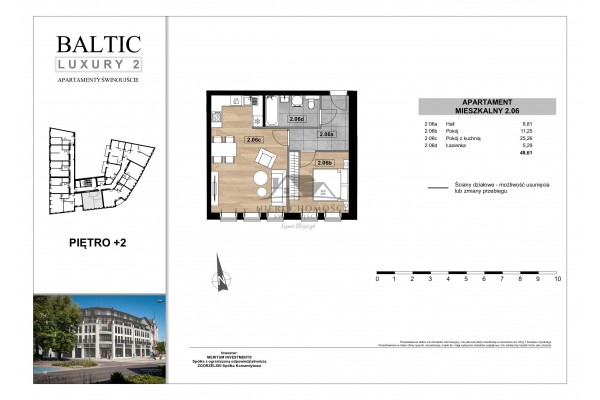 Świnoujście, Armii Krajowej, NOWE mieszkania przy placu Wolności w Świnoujściu centrum - Baltic Luxury 2