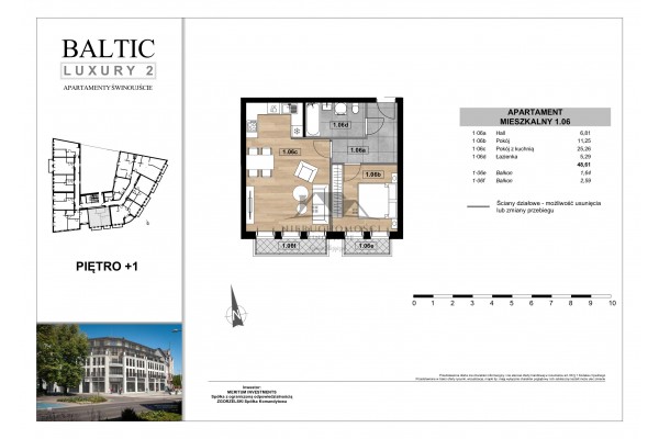 Świnoujście, Armii Krajowej, NOWE mieszkania przy placu Wolności w Świnoujściu centrum - Baltic Luxury 2