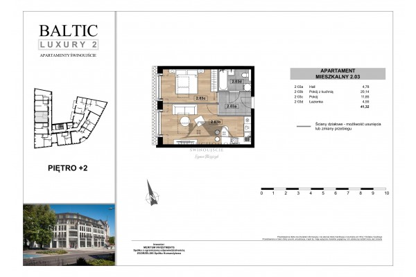Świnoujście, Armii Krajowej, NOWE mieszkania przy placu Wolności w Świnoujściu centrum - Baltic Luxury 2
