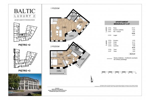 Świnoujście, Armii Krajowej, NOWE mieszkania przy placu Wolności w Świnoujściu centrum - Baltic Luxury 2