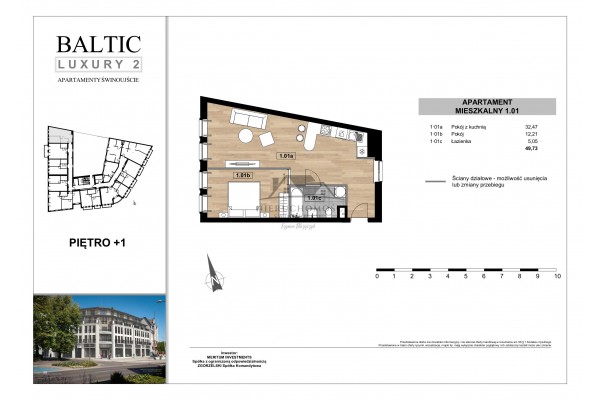 Świnoujście, Armii Krajowej, NOWE mieszkania przy placu Wolności w Świnoujściu centrum - Baltic Luxury 2