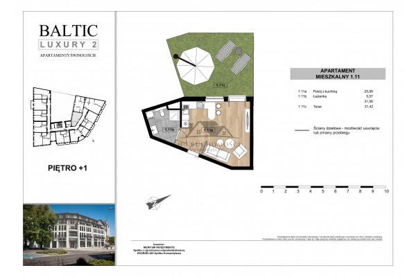 Świnoujście, Armii Krajowej, NOWE mieszkania przy placu Wolności w Świnoujściu centrum - Baltic Luxury 2