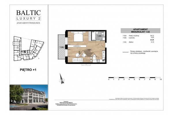 Świnoujście, Armii Krajowej, NOWE mieszkania przy placu Wolności w Świnoujściu centrum - Baltic Luxury 2